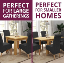 Hallowood Furniture Waverly Oak Small Extending Table - thumbnail 5