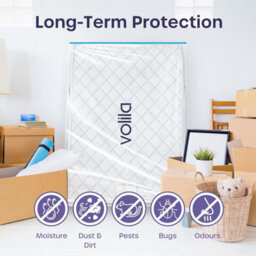 volila Single Mattress Bag With Zipper - Waterproof Mattress Storage Cover, Moving House - thumbnail 5
