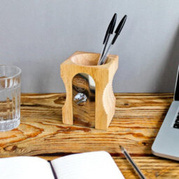 Suck Uk Wooden Pencil Holder Desk Organiser - thumbnail 5