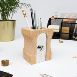 Suck Uk Wooden Pencil Holder Desk Organiser - thumbnail 2