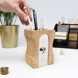 Suck Uk Wooden Pencil Holder Desk Organiser - thumbnail 3