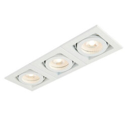 Luminosa Lighting Luminosa Xeno Led Triple Recessed Light Matt White - thumbnail 3