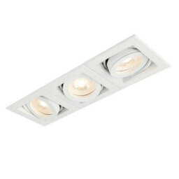 Luminosa Lighting Luminosa Xeno Led Triple Recessed Light Matt White - thumbnail 1