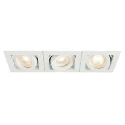 Luminosa Lighting Luminosa Xeno Led Triple Recessed Light Matt White - thumbnail 4