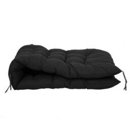 Living And Home Black Garden Bench Swing Chair Lounge Chair Seat Pad Cushion For Indoor Outdoor 160 Cm L X 50 Cm W - thumbnail 7
