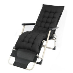 Living And Home Black Garden Bench Swing Chair Lounge Chair Seat Pad Cushion For Indoor Outdoor 160 Cm L X 50 Cm W - thumbnail 5
