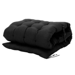 Living And Home Black Garden Bench Swing Chair Lounge Chair Seat Pad Cushion For Indoor Outdoor 160 Cm L X 50 Cm W - thumbnail 6
