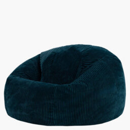 Icon Kingston Xl Jumbo Cord Classic Dome Bean Bag And Footstool, Teal - thumbnail 4