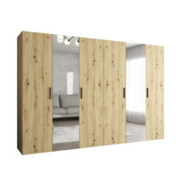 Arte Bari Ii Hinged Door Wardrobe 300Cm In Oak Artisan - The Heart Of Family Calm, Inspired By Nature - thumbnail 2