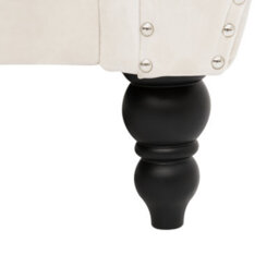 Beliani Sofa 3 Seater Skien Velvet Light Beige - thumbnail 8