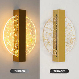 Creativ Led Wall Lights 3000/4500/6500K Indoor Gold Wall Lamp 12W Modern Bedroom - thumbnail 4