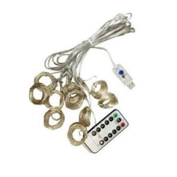 3Mx3M Led Curtain Fairy String Lights Indoor Outdoor Controller Window Wedding Decor - thumbnail 2