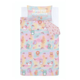 Catherine Lansfield Kids Forever Together Reversible Duvet Cover Set With Pillowcases Pastel - thumbnail 5