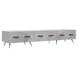 Berkfield Sturdy Tv Cabinet Concrete Grey 150X36X30 Cm Engineered Wood - thumbnail 1