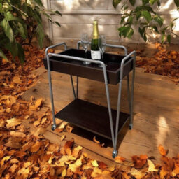 Minster Drinks Kitchen Trolley - Metal - L35 X W63 X H75 Cm - thumbnail 3