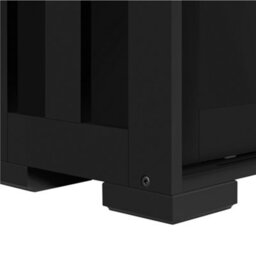 Yaheetech Sideboard Buffet Cabinet With Sliding Door Black - thumbnail 5