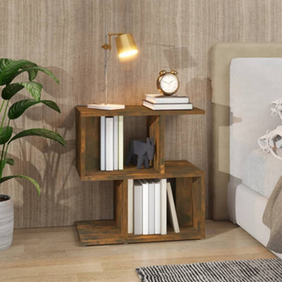 Walplus Bedside Cabinet Smoked Oak 50X30X51.5 Cm Engineered Wood - image 1