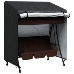 Walplus Outdoor Swing Cover Black 135 X 100 X 165 Cm 210D Oxford Fabric - thumbnail 3