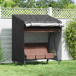 Walplus Outdoor Swing Cover Black 135 X 100 X 165 Cm 210D Oxford Fabric - thumbnail 1
