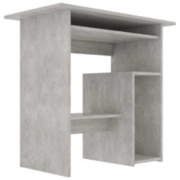 Berkfield Desk Concrete Grey 80X45X74 Cm Engineered Wood - thumbnail 4