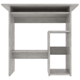 Berkfield Desk Concrete Grey 80X45X74 Cm Engineered Wood - thumbnail 5