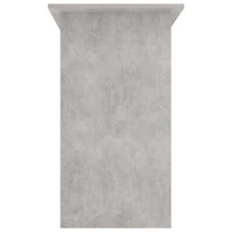 Berkfield Desk Concrete Grey 80X45X74 Cm Engineered Wood - thumbnail 6