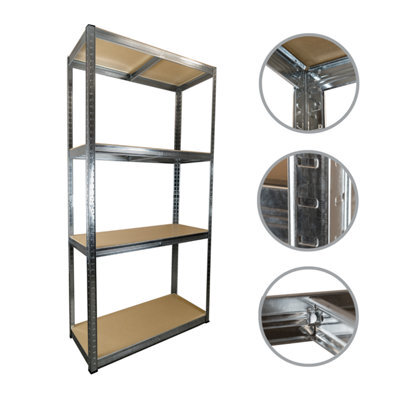 Trade Price Deals 4 Tier Galvanised Garage Shelving 1800H X 900W X 400D mm 175Kg - image 1