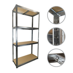 Trade Price Deals 4 Tier Galvanised Garage Shelving 1800H X 900W X 400D mm 175Kg - thumbnail 1