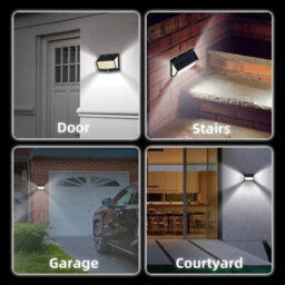 468 Led Solar Motion Sensor Wall Light Outdoor Garden Lamp - thumbnail 7