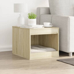 Walplus Sonoma Oak Cat Litter Box Enclosure 47X59X42Cm Engineered Wood - thumbnail 3