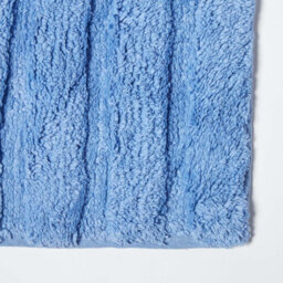 Homescapes Spa Supreme Luxury Blue Pedestal Mat - thumbnail 2
