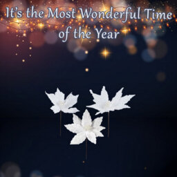 Glitter Flower Picks Christmas Decoration Ornament X 1 30Cm White - thumbnail 3