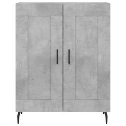 Berkfield Highboard Concrete Grey 69.5X34X180 Cm Engineered Wood - thumbnail 8