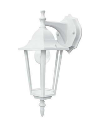 Luminosa Lighting Luminosa Milano Outdoor Down Wall Lanterns White, Ip44 20.8X36X17Cm