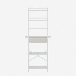 Living And Home 4-Tier Open Shelves Dressing Table With Drawer - thumbnail 4