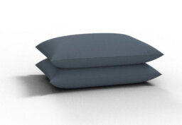 ARLinens Pair Of Pillowcase Polycotton Plain Dyed Housewife Pair Of Pillow Covers 75Cmx50Cm (Grey)