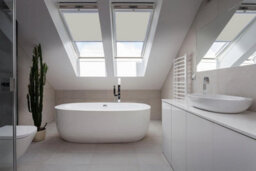 Classic Roof Blind  Window Code (03A) Stone For Keylite Roof Windows, Blackout Blind - thumbnail 3