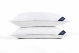 Littens Super King Size 50% Goose Down & Feather Pair Pillows 280Tc Cotton (50Cm X 90Cm) - thumbnail 4