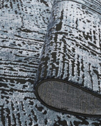 Belgravia Living Room Area Rug Metallic Sheen Modern Illusion Design Navy 120Cm X 170Cm - thumbnail 4
