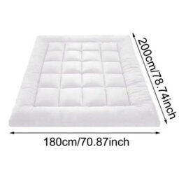 Xxl Size Single Mattress Topper 10Cm Deep - Hotel Quality, Thick & Hypoallergenic - thumbnail 2