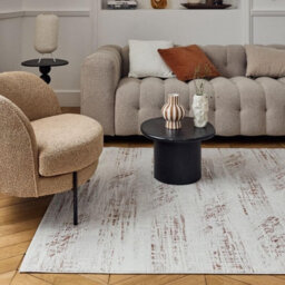 The Rugs Carmel Cream/terra Abstract Area Rug And Runner Non Shedding, Stain Resistant, Soft - thumbnail 8