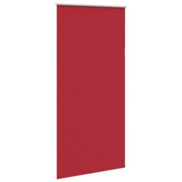 Berkfield Roller Blind Blackout Red 100X230 Cm Fabric Width 95.7 Cm Polyester - thumbnail 3