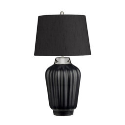 Luminosa Lighting Elstead Bexley 1 Light Table Lamp Black, Polished Nickel - thumbnail 1