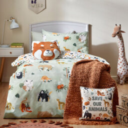 Little Furn. Wildlife Safari Animal Duvet Cover Set - thumbnail 1
