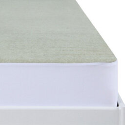 Lancashire Textiles Copper Infused Bamboo Terry Waterproof Mattress Protector - Double - thumbnail 3