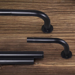 Ameha Blackout Metal Curtain Pole Extendable Heavy Duty Matt Black 160-300 Cm Curtain Rod - thumbnail 4
