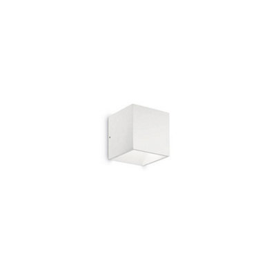 Ideal Lux Rubik  Led Outdoor Up Down Wall Light White Ip44