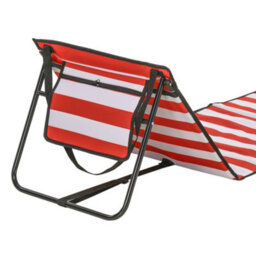 Outsunny Garden Beach Chair Mat, Sun Lounger Seats With Adjustable Back - thumbnail 7