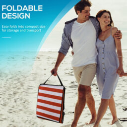 Outsunny Garden Beach Chair Mat, Sun Lounger Seats With Adjustable Back - thumbnail 6