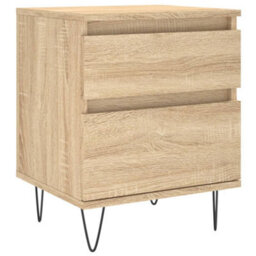 Berkfield Bedside Cabinet Sonoma Oak 40X35X50 Cm Engineered Wood - thumbnail 2